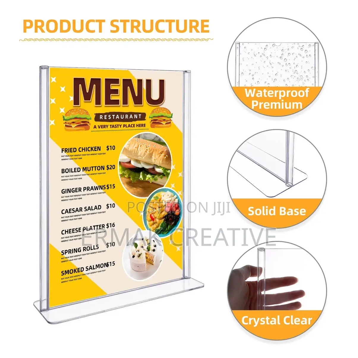 A5 Acrylic Table Display MOQ 20