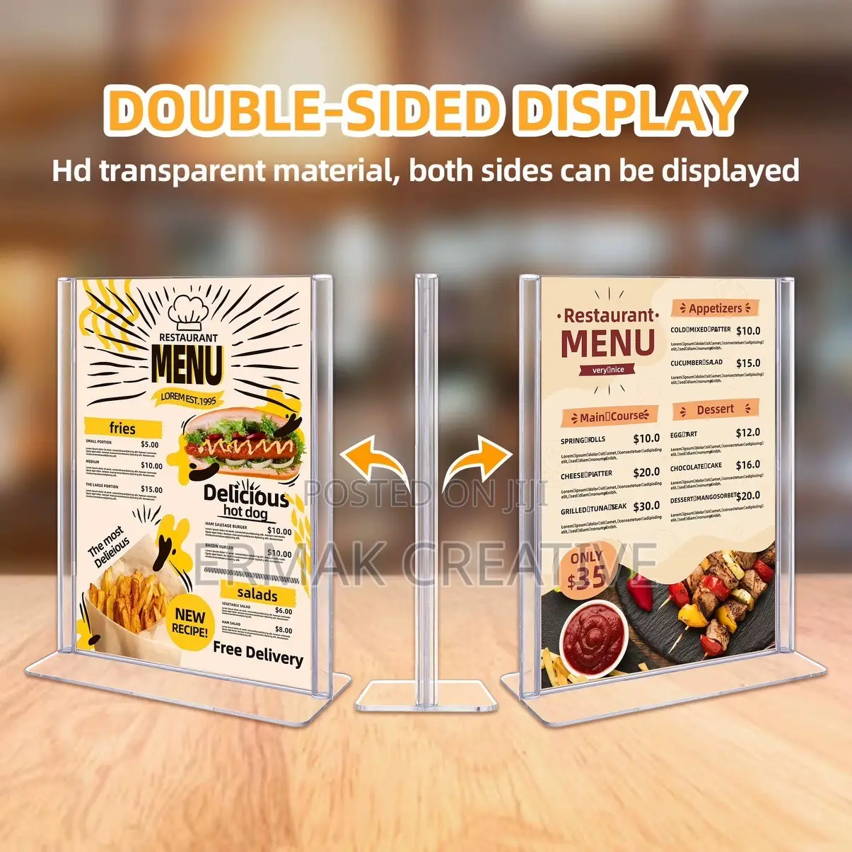 A5 Acrylic Table Display MOQ 20