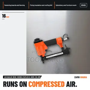 Air Nailer Wide Crown Stapler 8-16Mm X10.1Mm - N1416