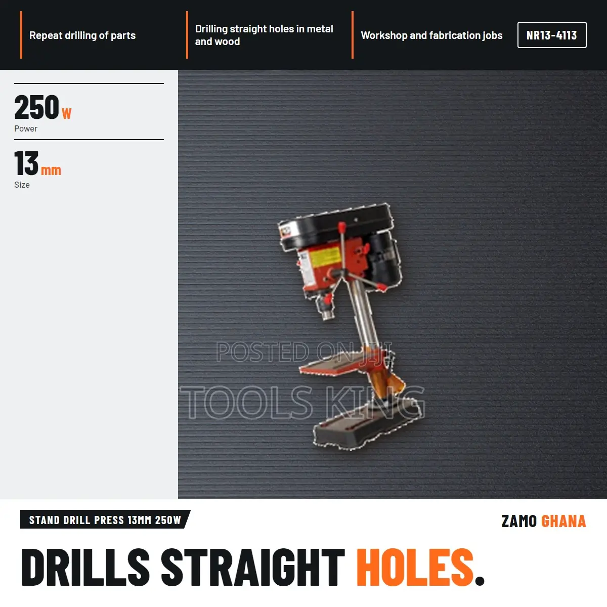 Stand Drill Press 13Mm 250W - NR13-4113