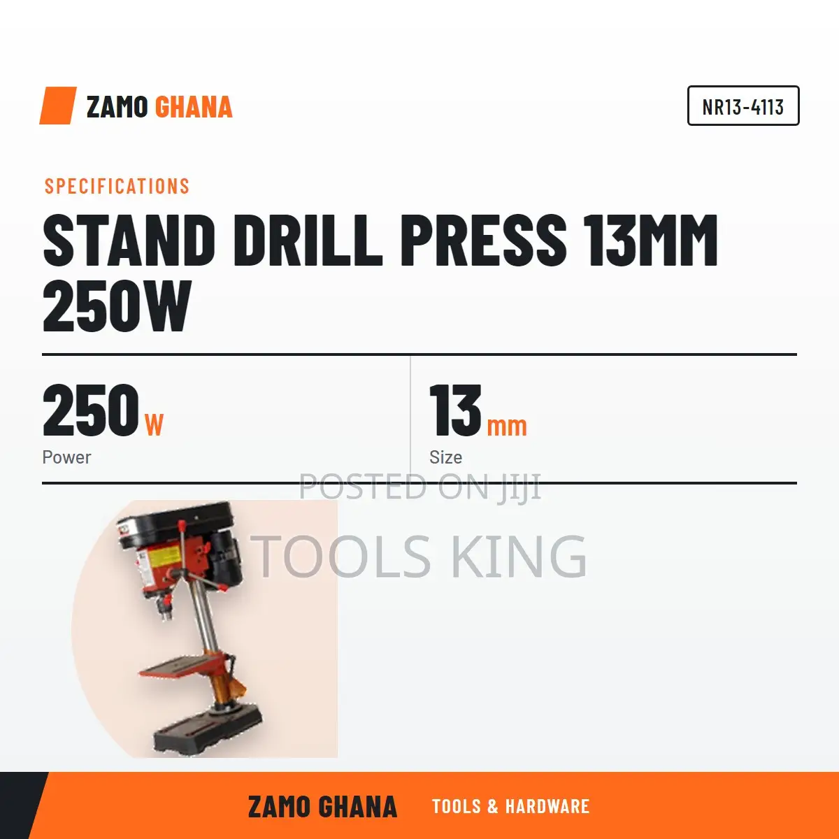 Stand Drill Press 13Mm 250W - NR13-4113