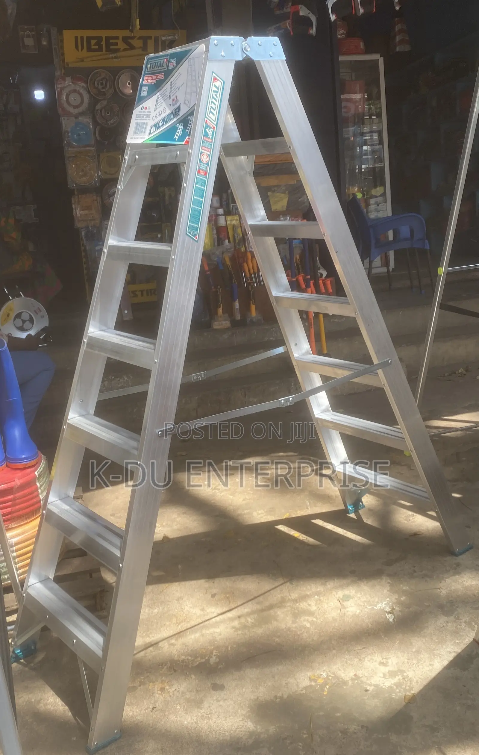 Total Double Step Ladder 2x7
