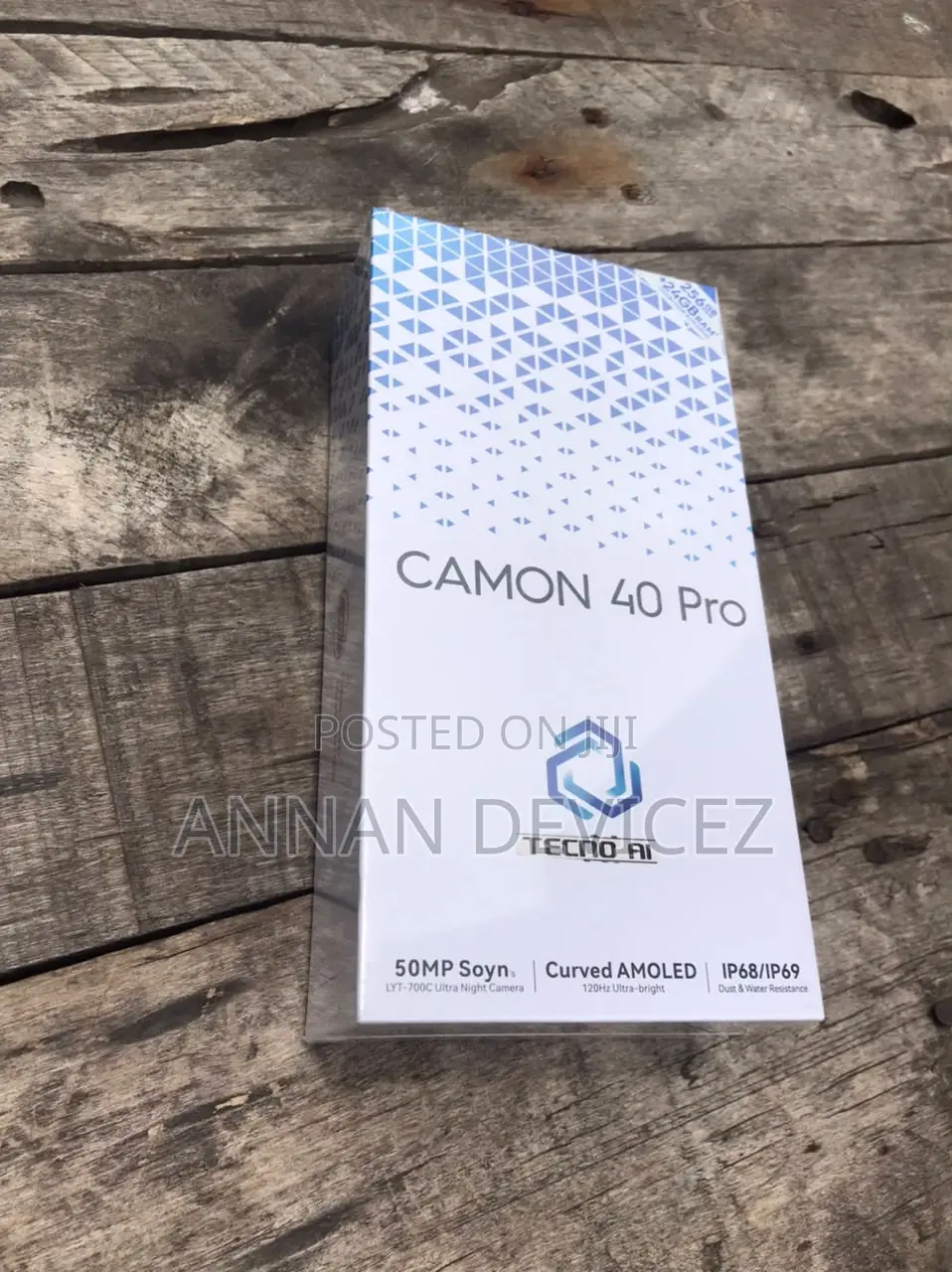 New Tecno Camon 40 Pro 5G 256 GB Black