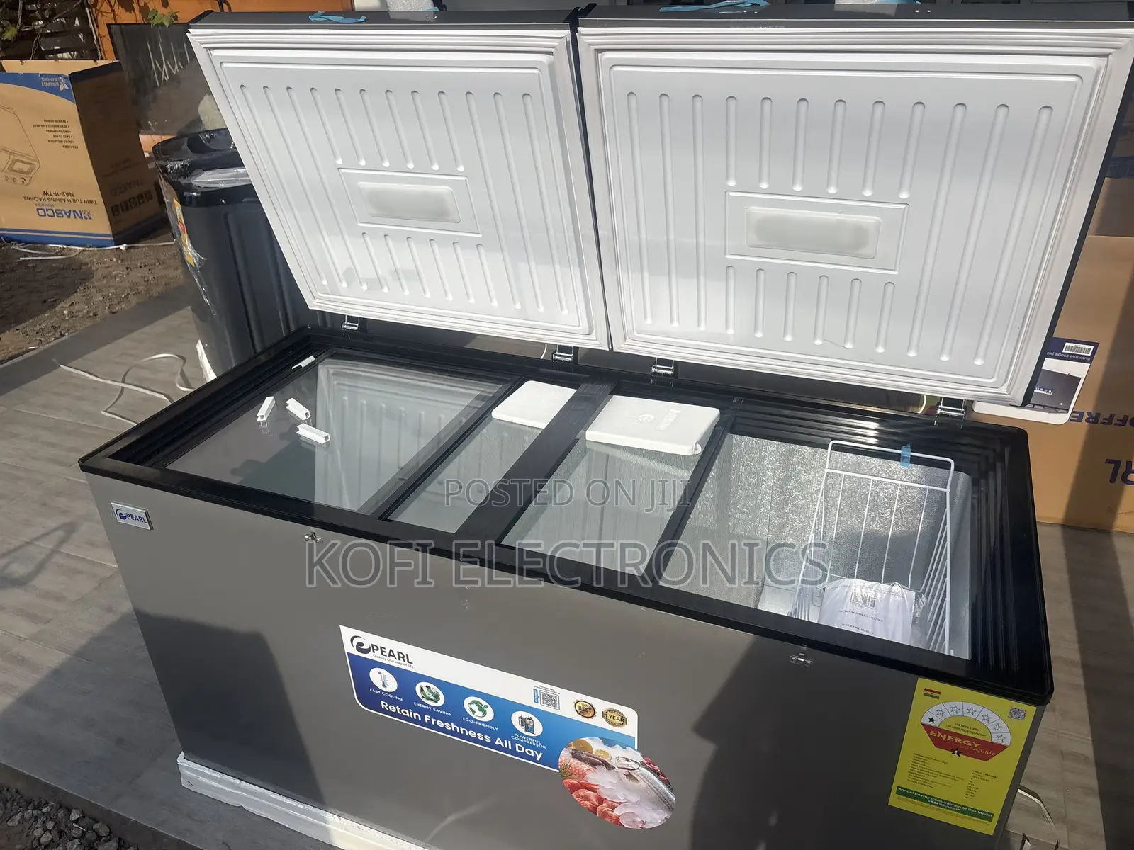 Double Door Pearl Freezer PCF-5310-6f (418l)