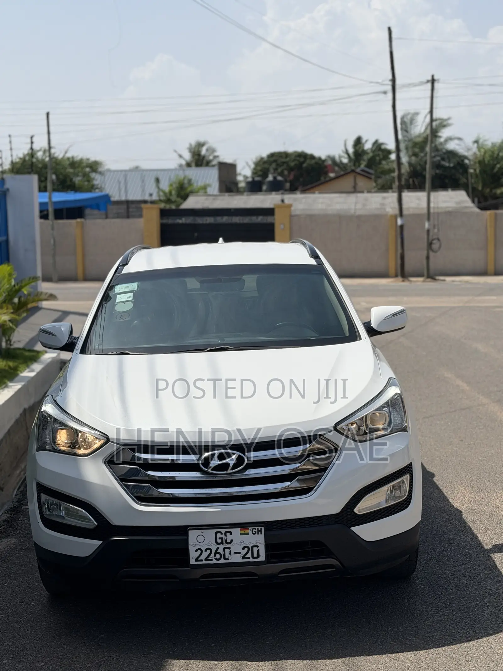 Hyundai Santa Fe 2015 White