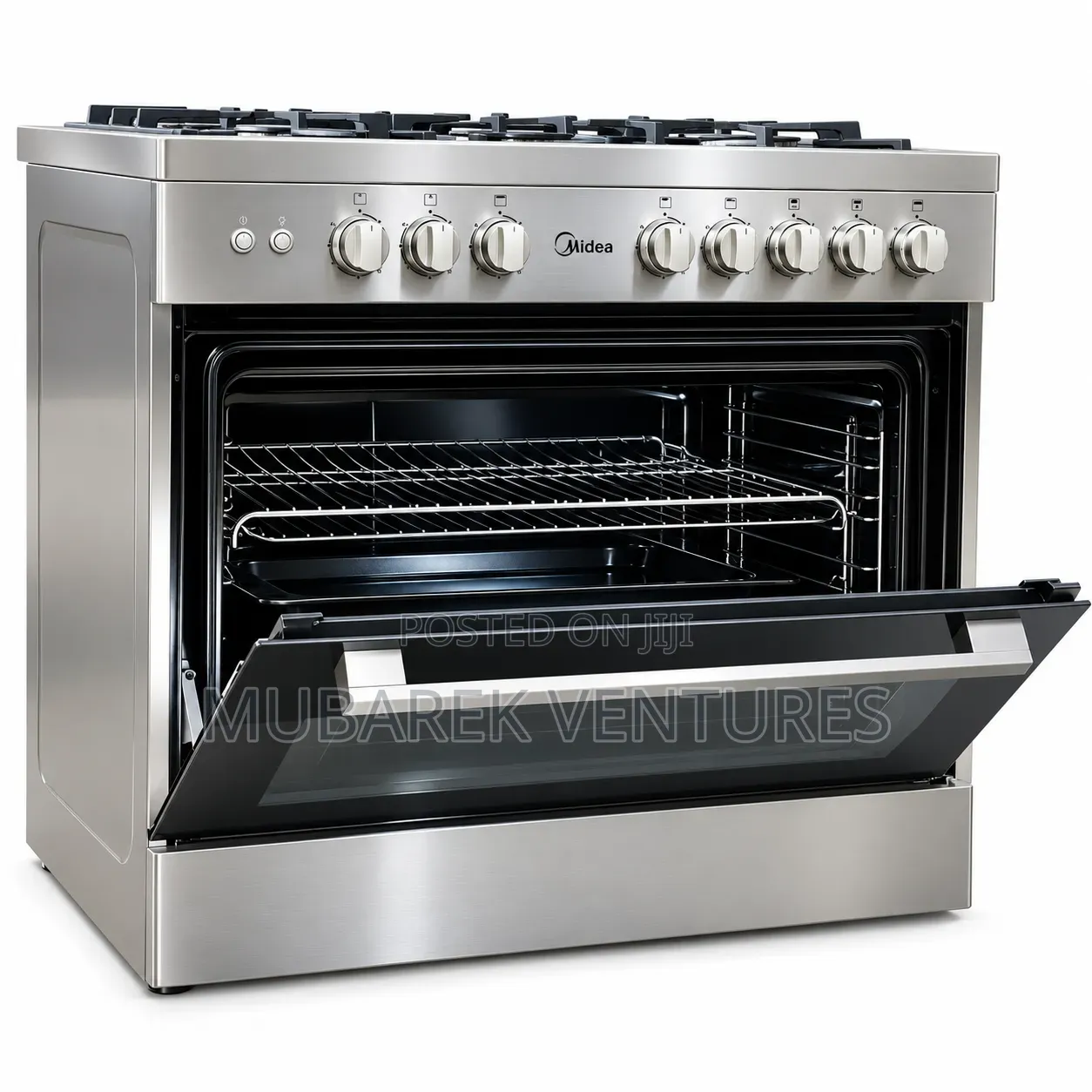 Midea 90x60 5 Burner Cooker With Oven and Grill