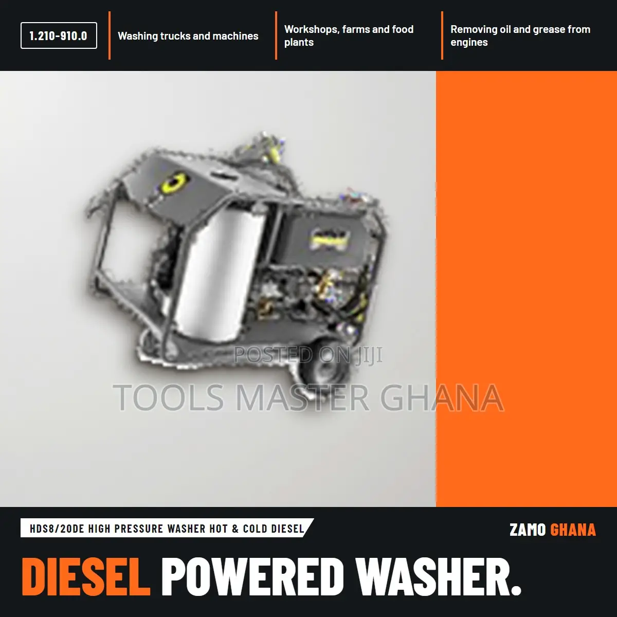 Hds8/20De High Pressure Washer Hot & Cold Diesel - 1.210-910.0