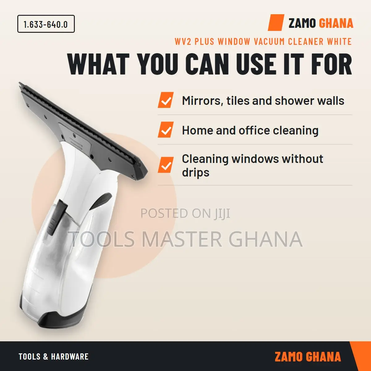 Wv2 Plus Window Vacuum Cleaner White - 1.633-640.0