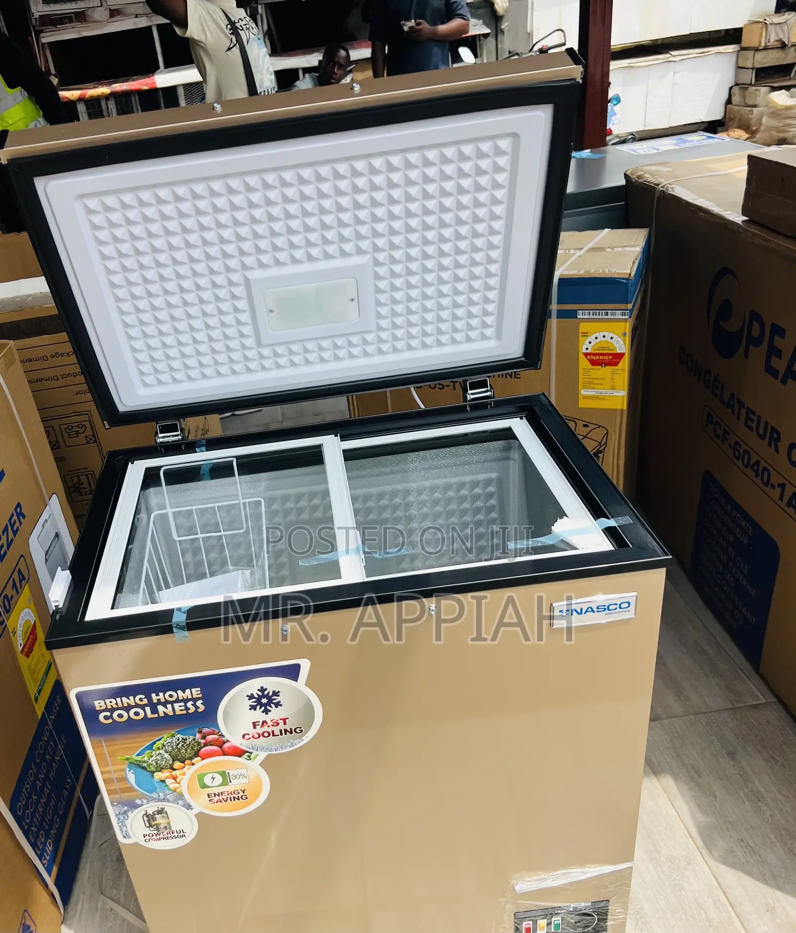 Exceptional Quality 145Liters Single Door Freezer(Gold)