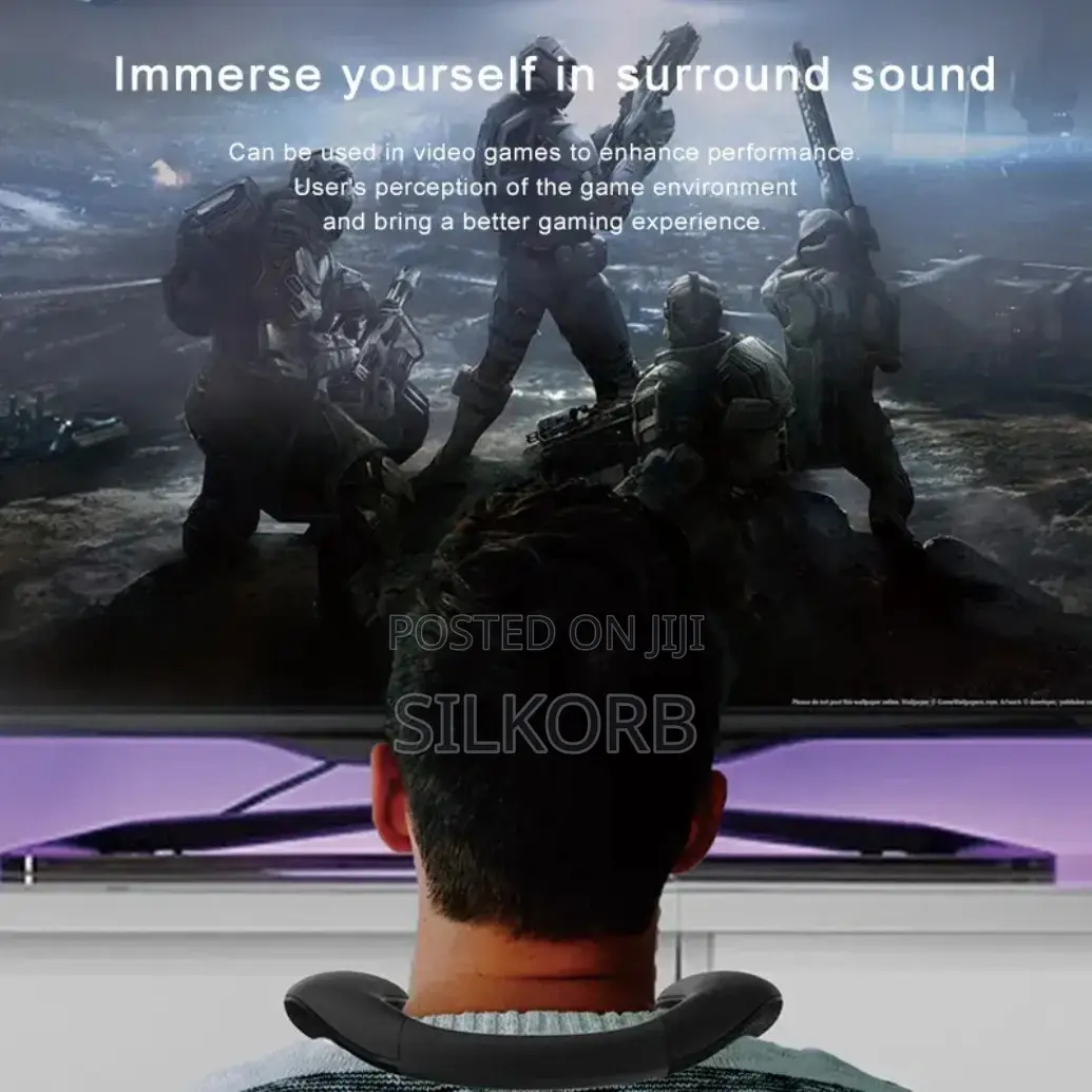 Wireless Neckband Speakers for Gamers & HQ Surround Sound Lovers