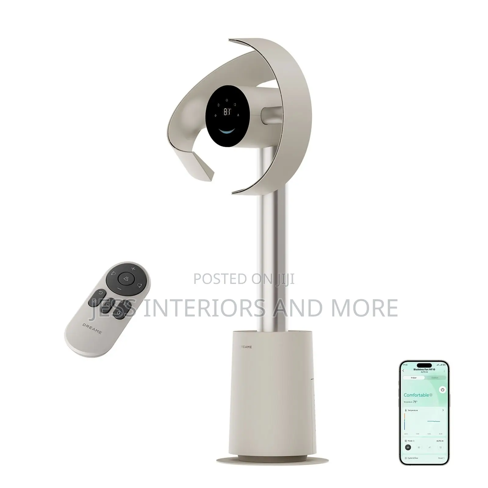 Bladeless Tower Fan (Dreame MF10 Beige)