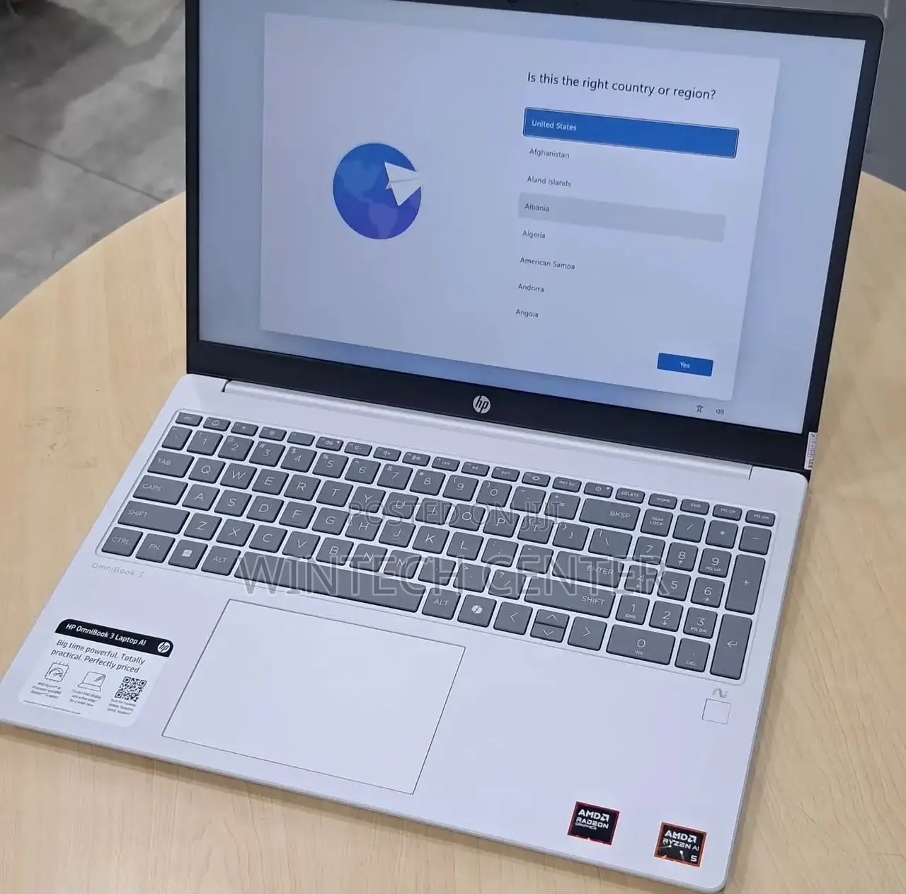 New Laptop HP OmniBook 5 16" 16GB AMD Ryzen 7 SSD 1T