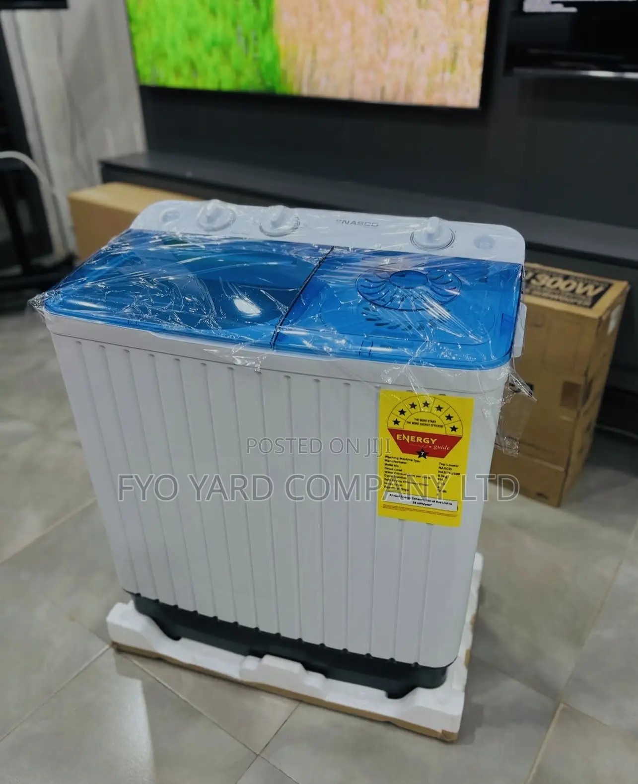 Brand New Nasco 7kg Nas-07 Twin Tub Semi-Automatic Washing