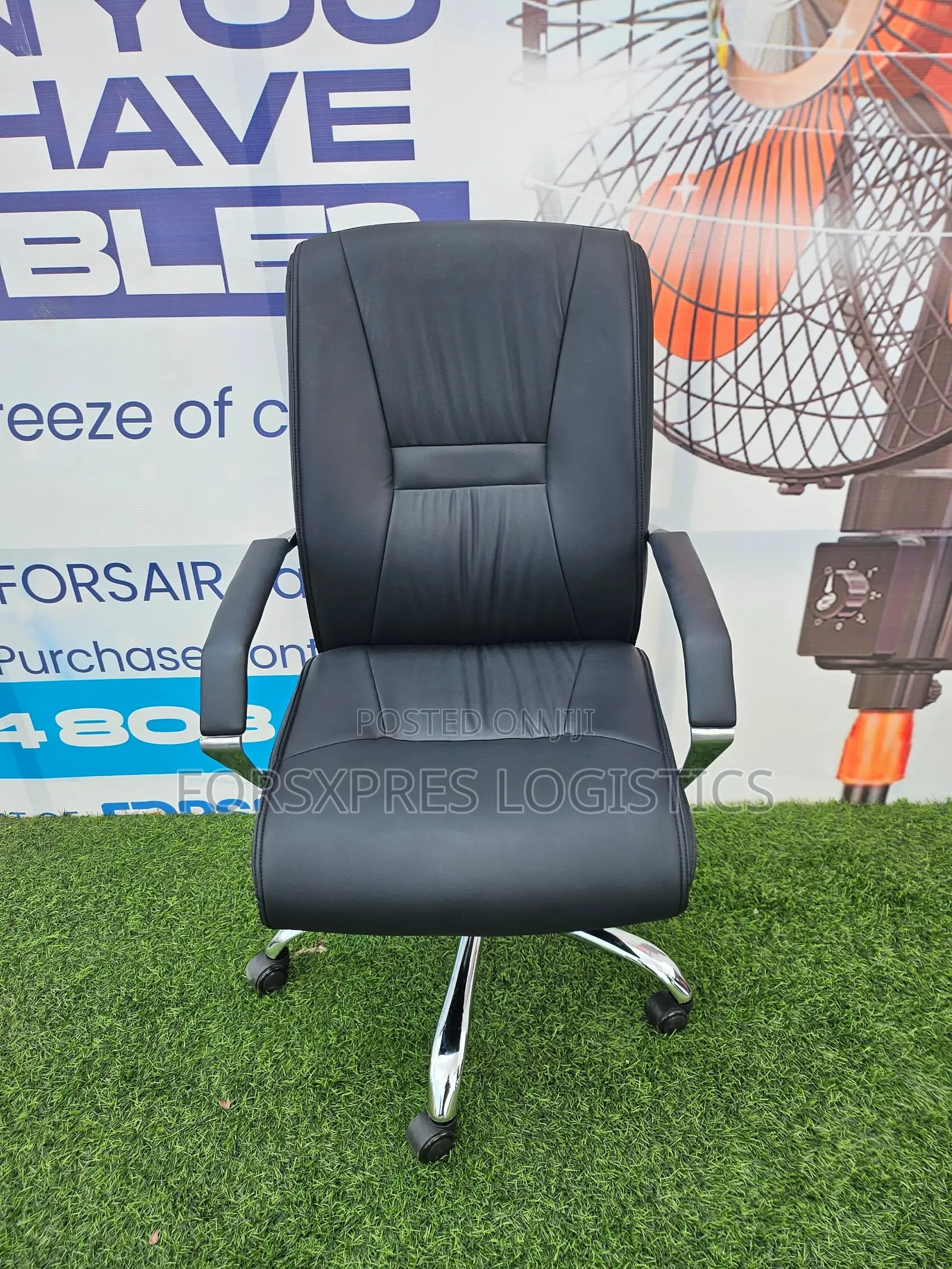 Leather Revolving Office Chair