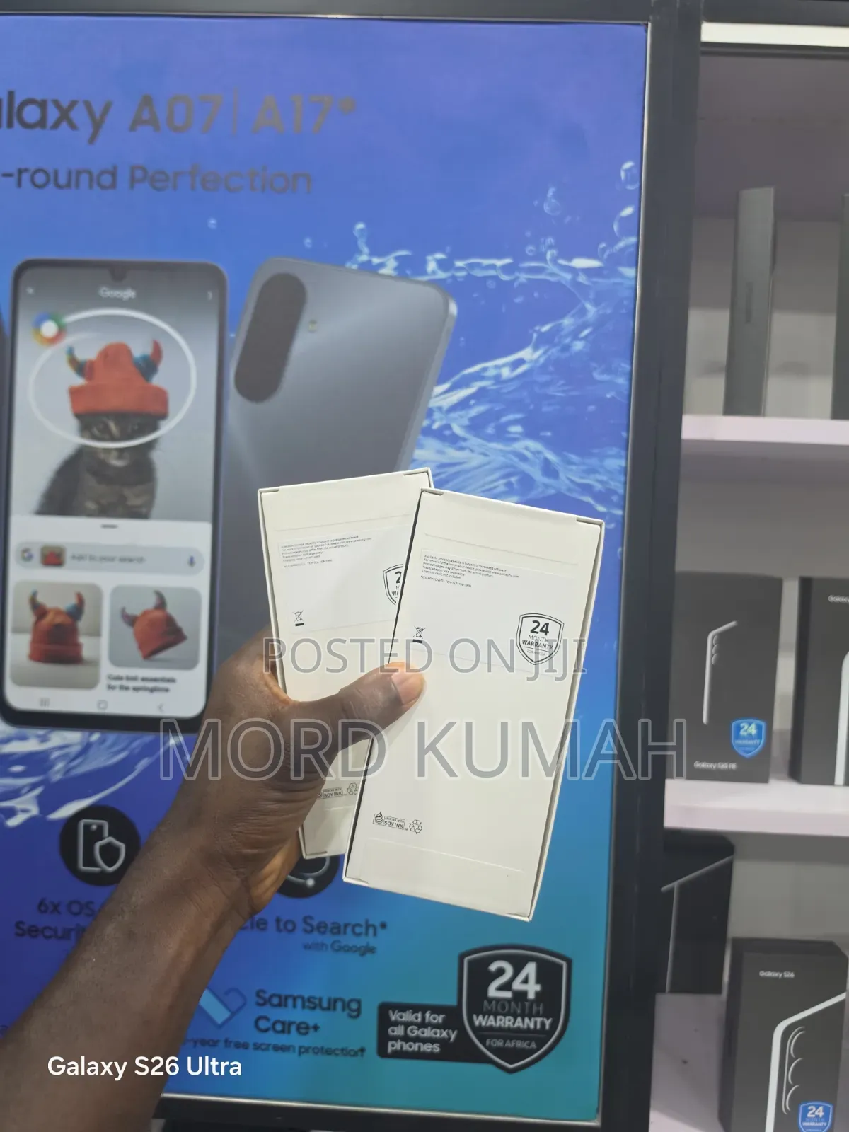 New Samsung Galaxy A07s 64 GB Black