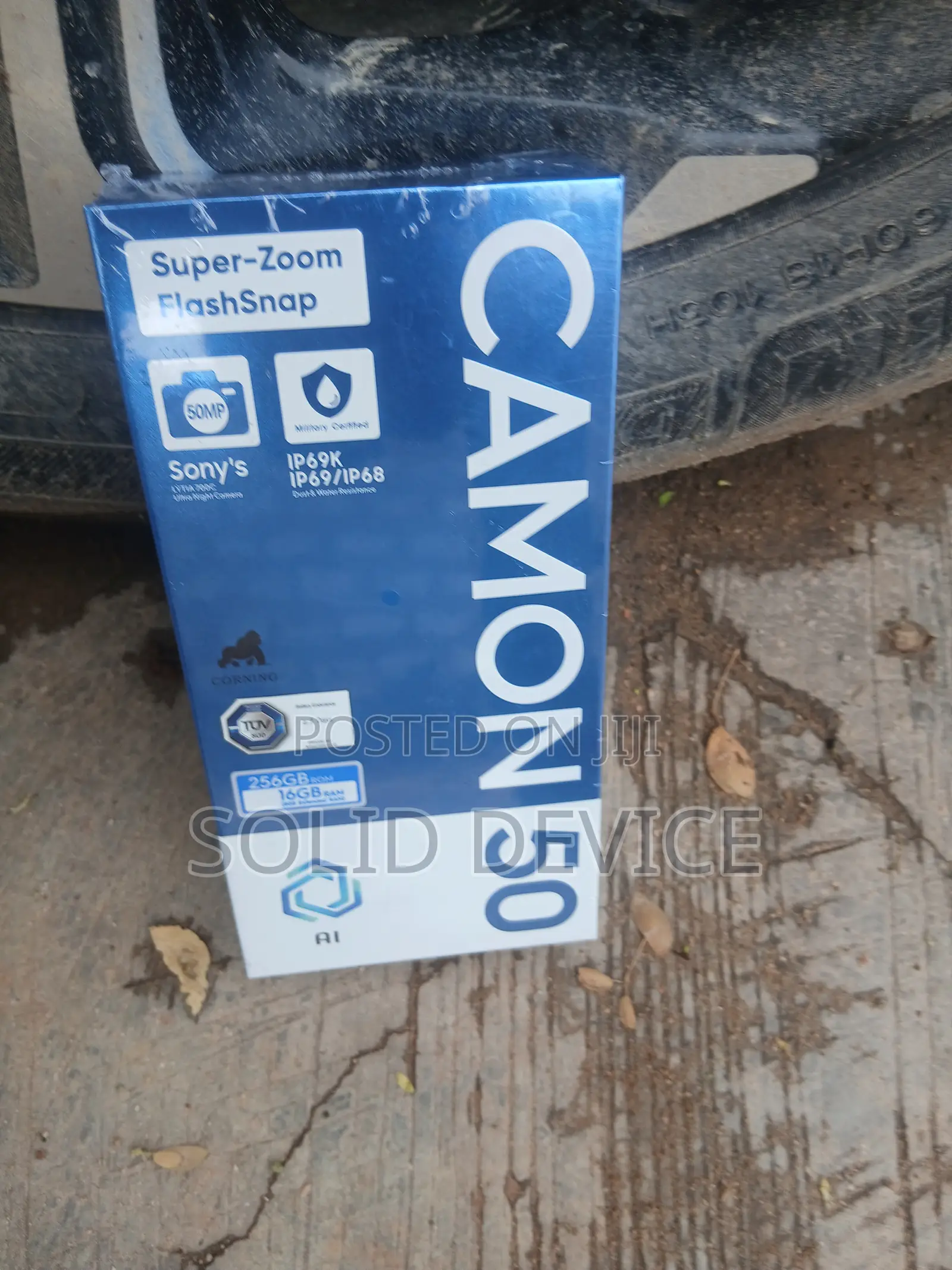 New Tecno Camon 50 256 GB Black