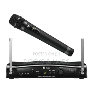 TOA WT-5810 UHF Wireless Microphone Receiver( 2-Set Microphone Bundle)