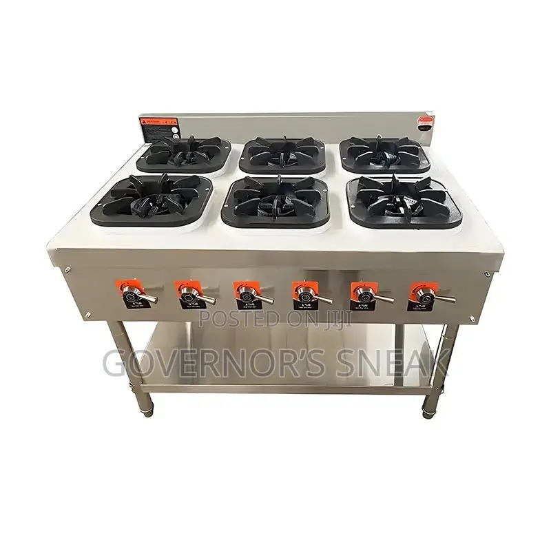 6 Burner Gas Cooker With Stand