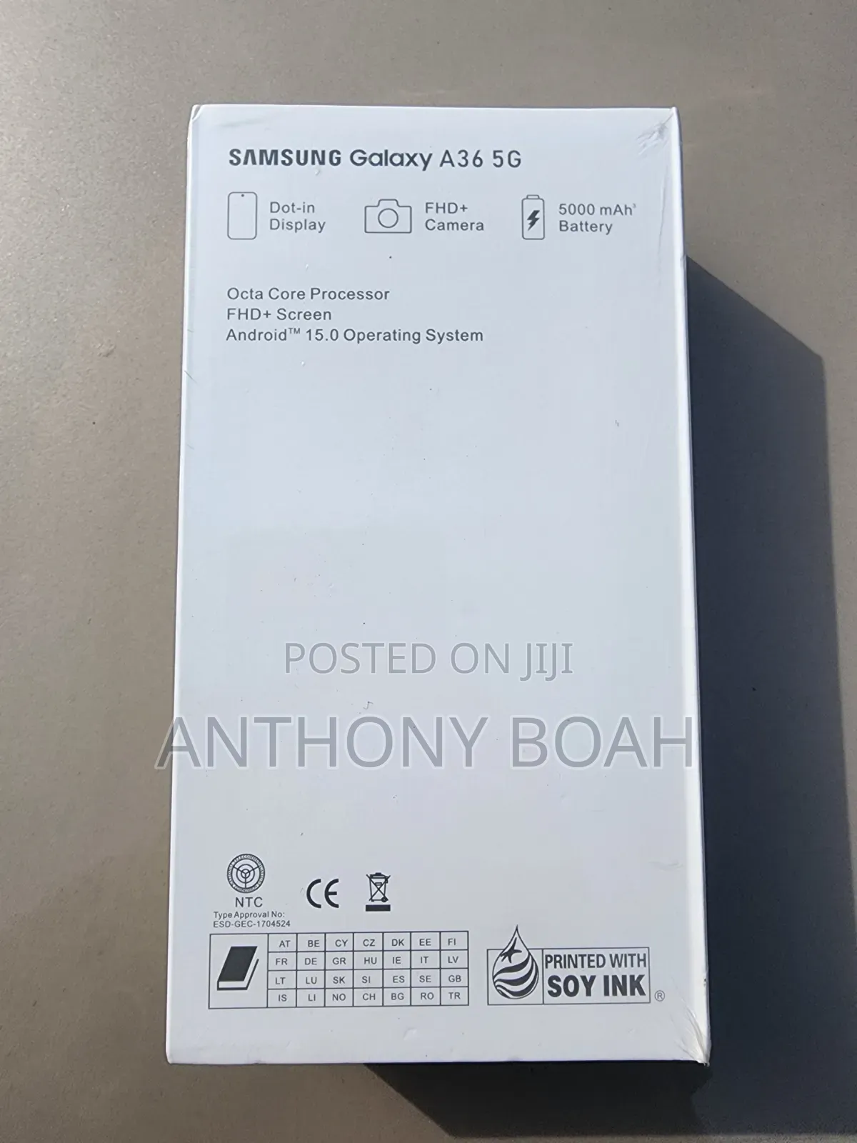 New Samsung Galaxy A36 256 GB Black