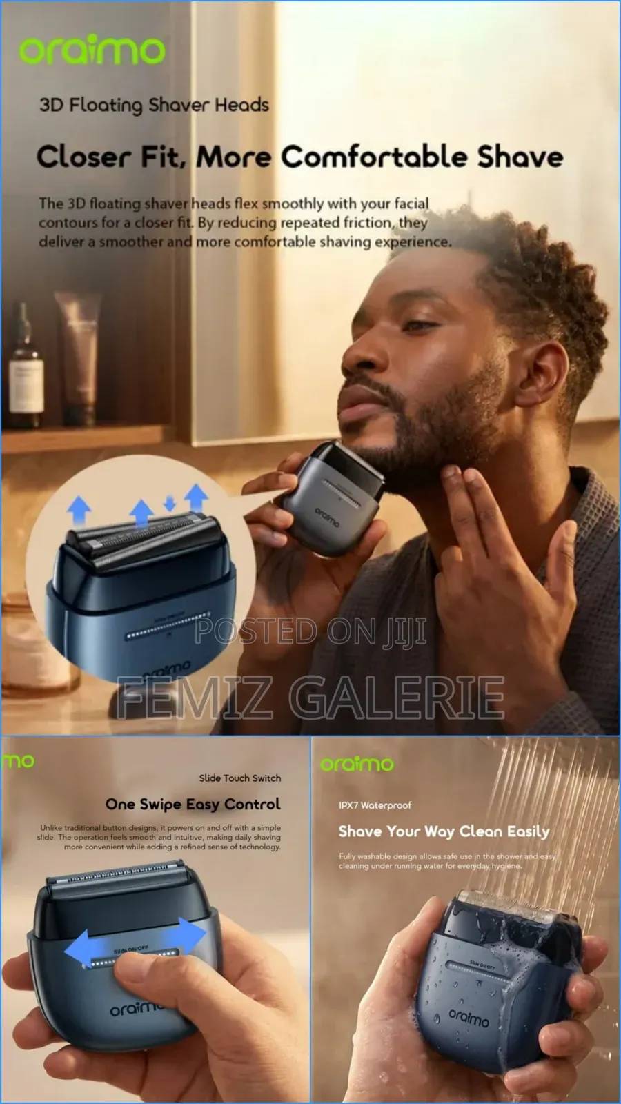 Oraimo UltraShave Pocket-Sized Electric Shaver