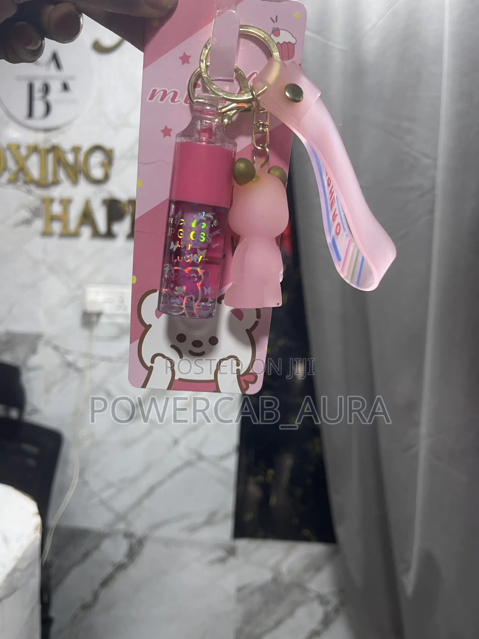 Lip Gloss With Keychains