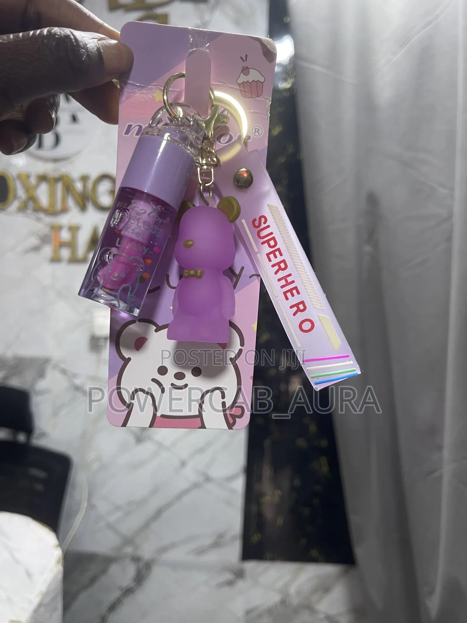 Lip Gloss With Keychains