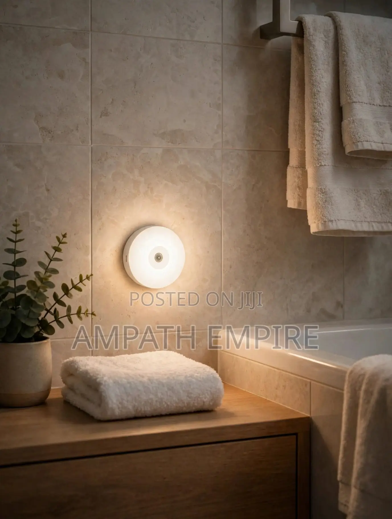 WAKEVIEW Rechargeable Motion Sensor NightLight USB Magnetic Warm Light