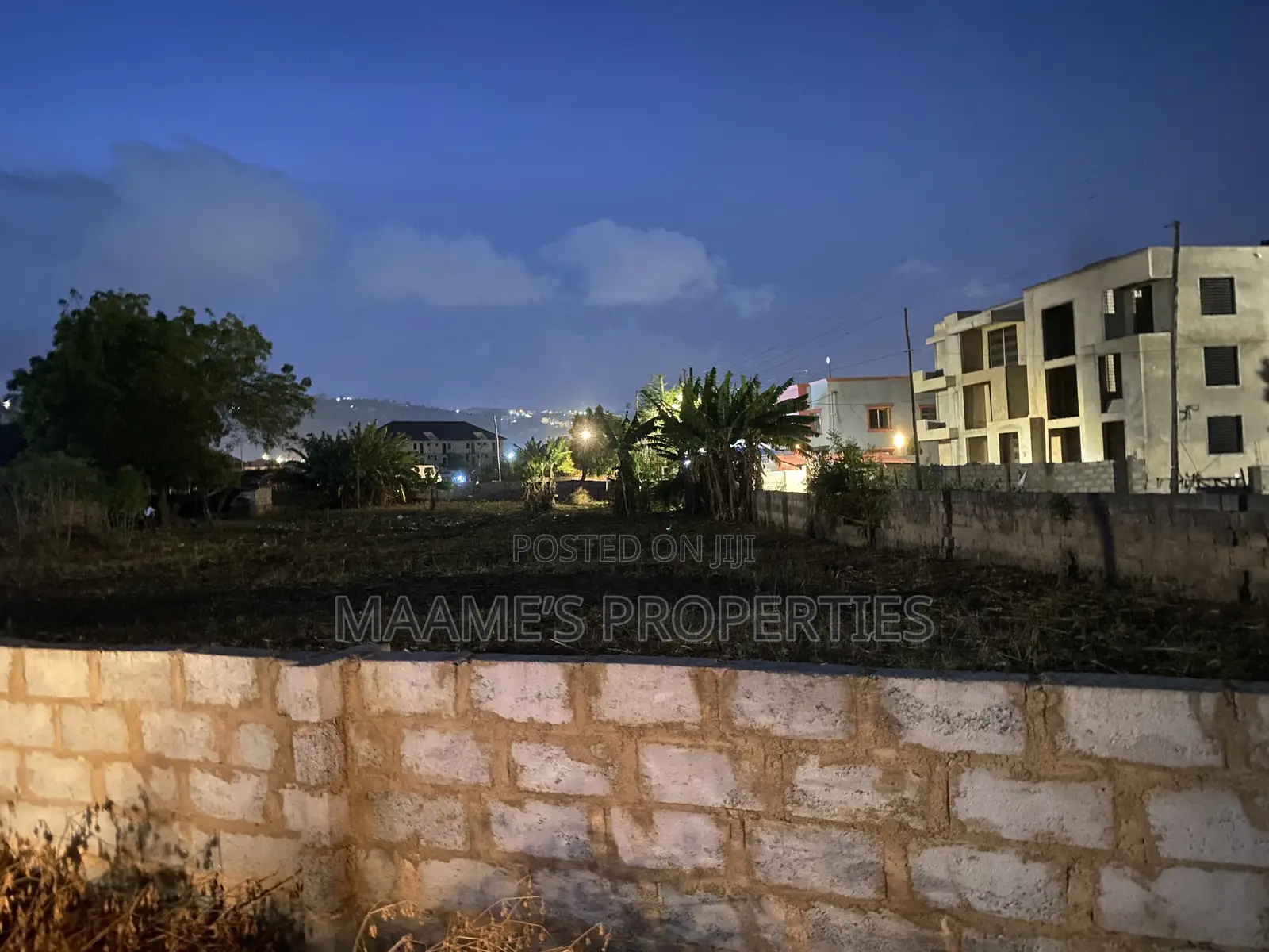 4 Titled Plot by Tarred Road at Oyarifa, 750k Per Plot