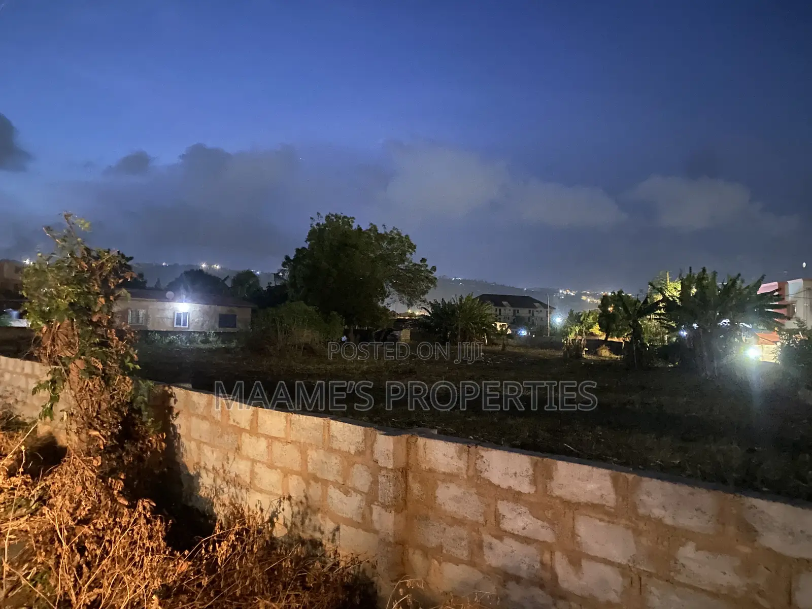 4 Titled Plot by Tarred Road at Oyarifa, 750k Per Plot