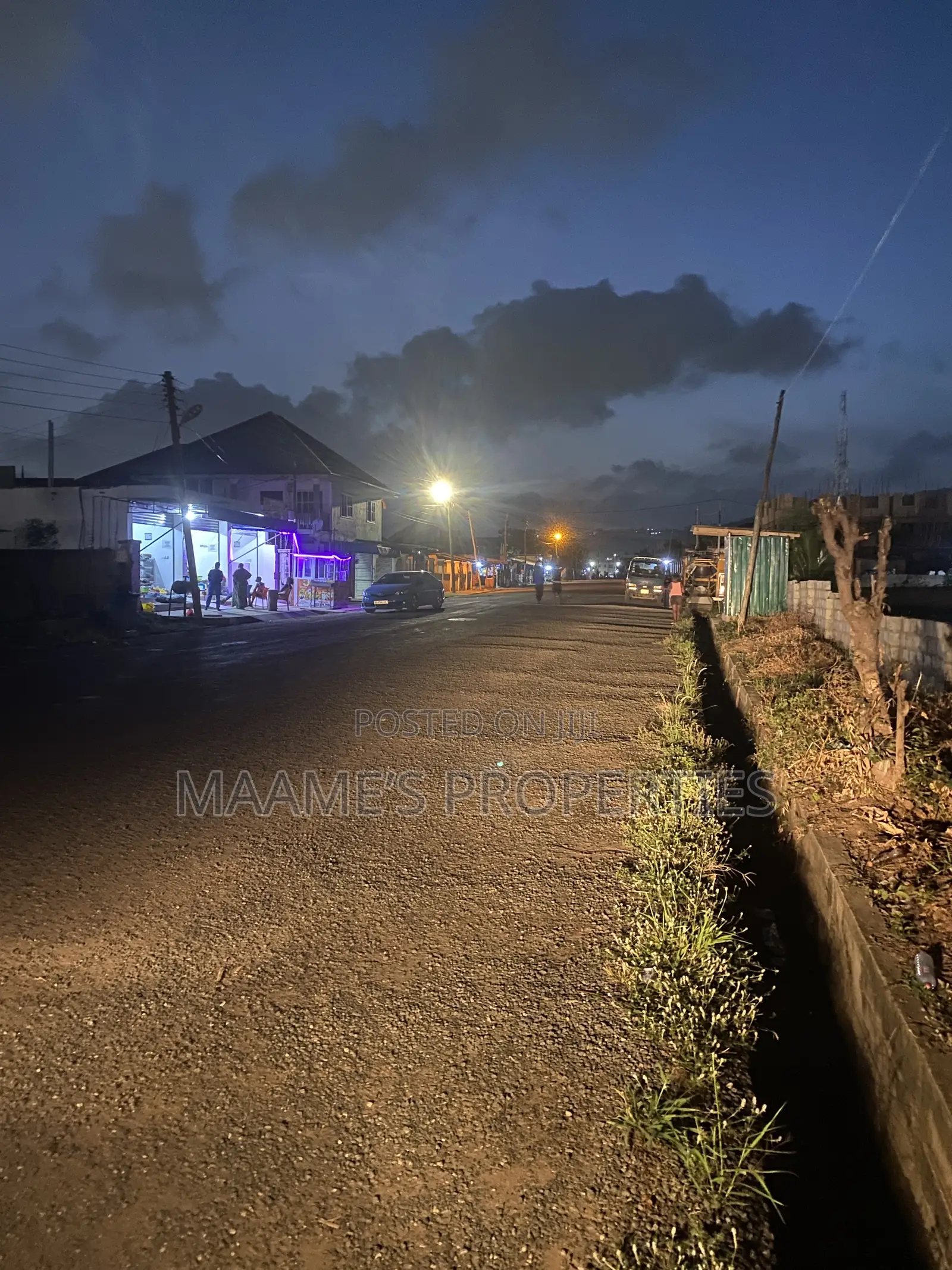 4 Titled Plot by Tarred Road at Oyarifa, 750k Per Plot