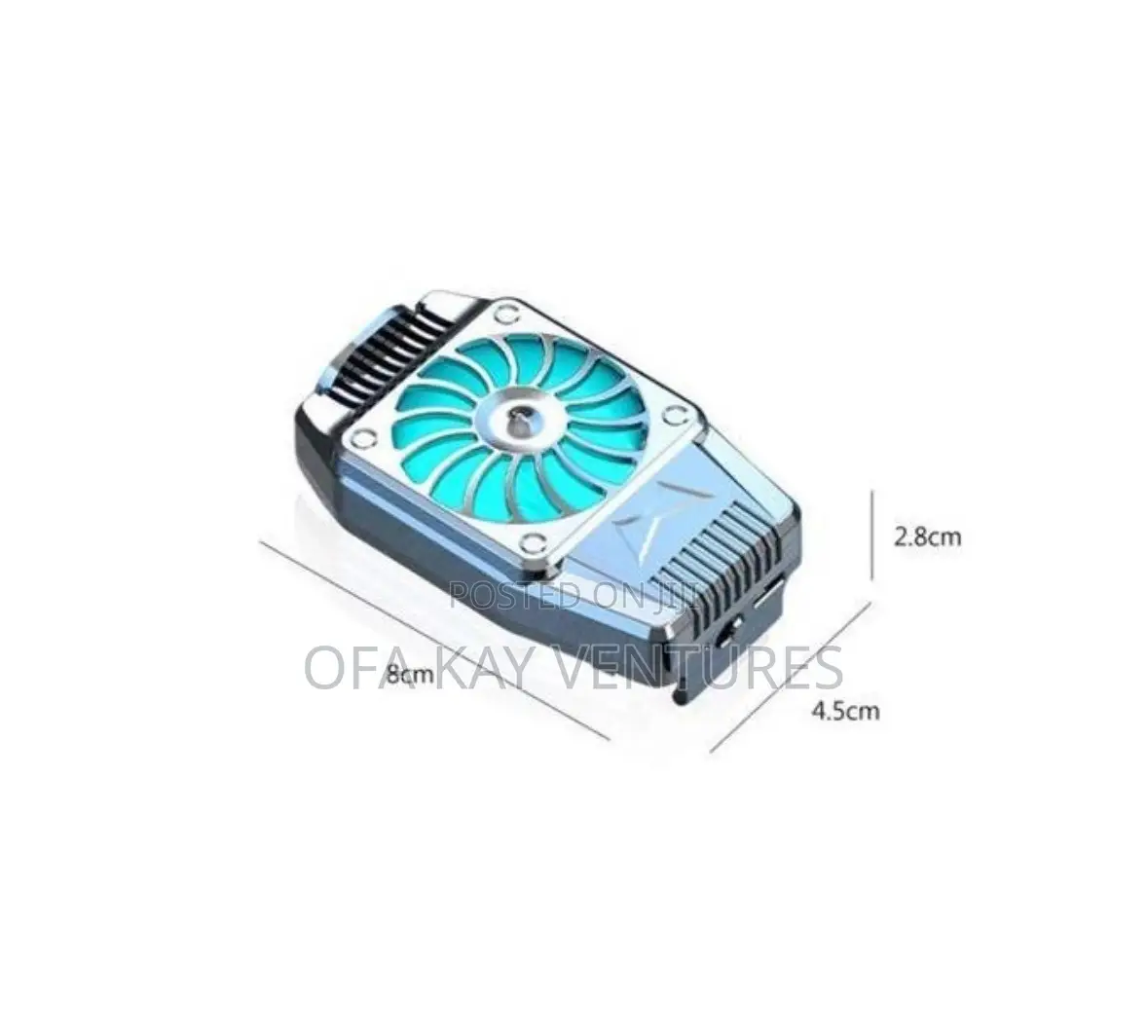 LED Portable Mobile Phone Cooling Fan Cooler
