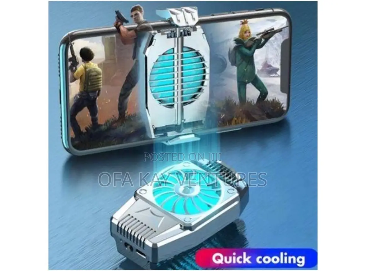 LED Portable Mobile Phone Cooling Fan Cooler