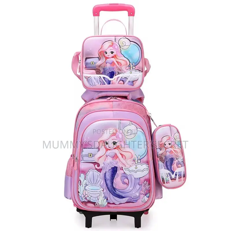 3 Sets School Bag With Trolley ( Kumasi & Accra)