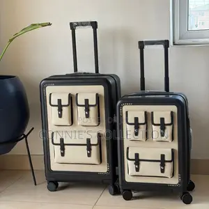 Jiemi Trendy Pocket-Front Suitcase