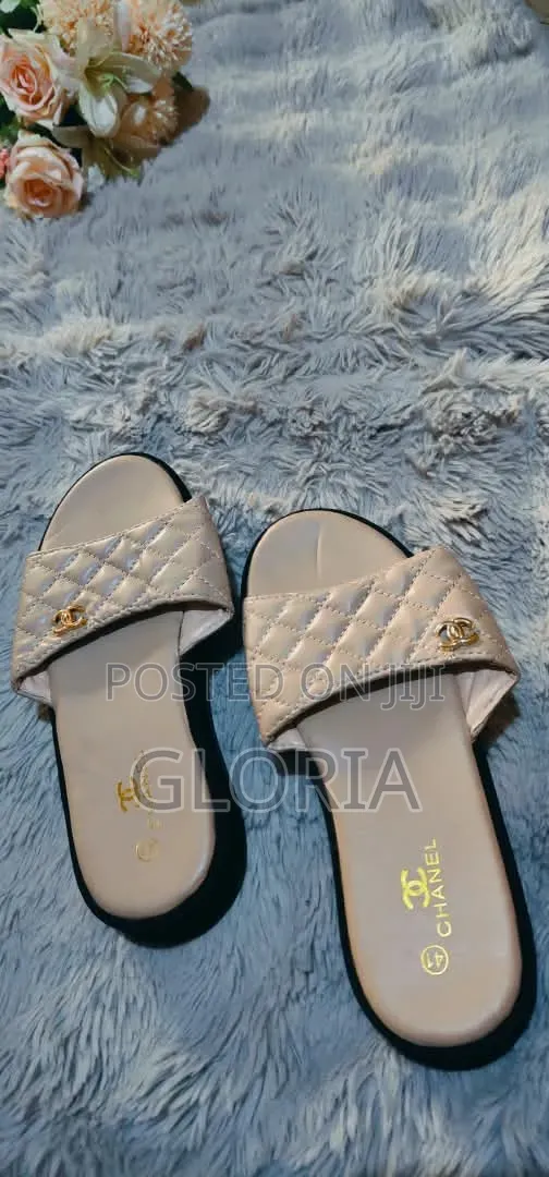 Ladies Chanel Flat Slides