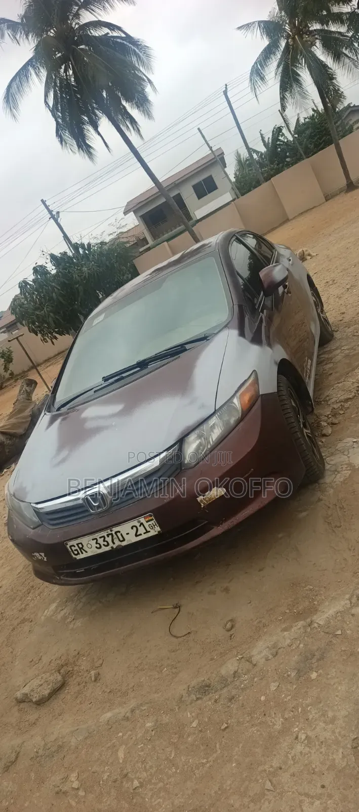 Honda Civic 1.8 5 Door 2012 Burgundy