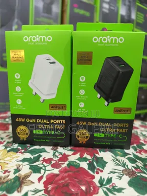Oraimo PowerGaN 453 Compact Powerful 45W GaN Dual-Port Charger
