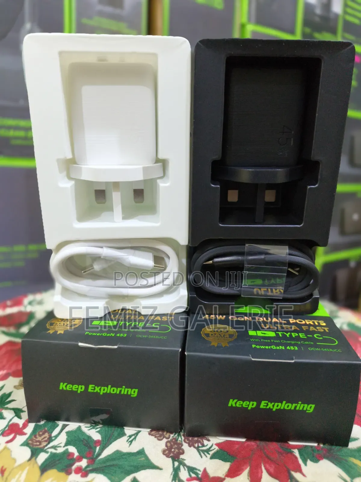Oraimo PowerGaN 453 Compact Powerful 45W GaN Dual-Port Charger