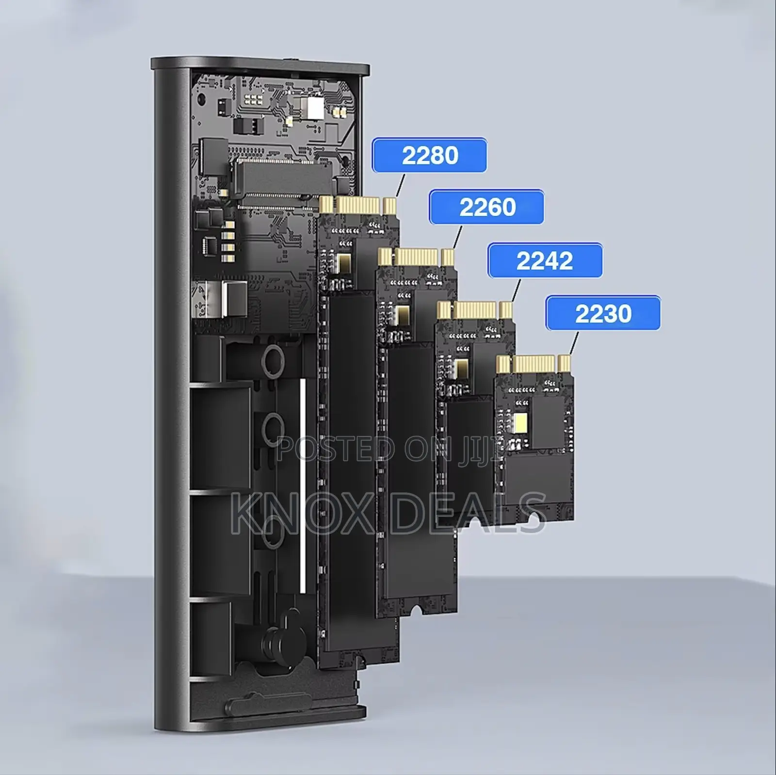 Super Fast 40Gbps M.2 NVMe SSD Enclosure – Metal Heat Dissipation Case
