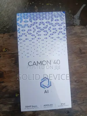 New Tecno Camon 40 256 GB Black