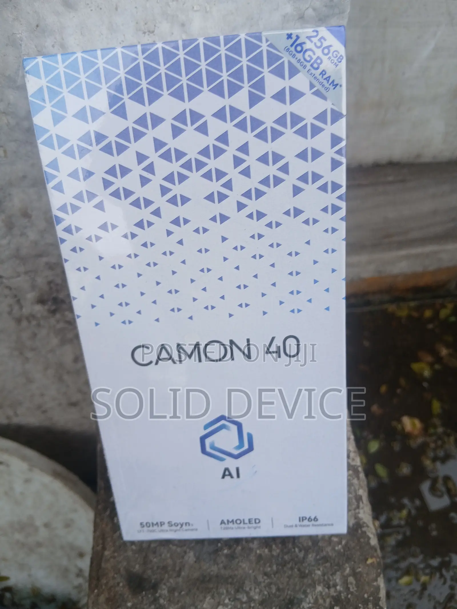 New Tecno Camon 40 256 GB Black