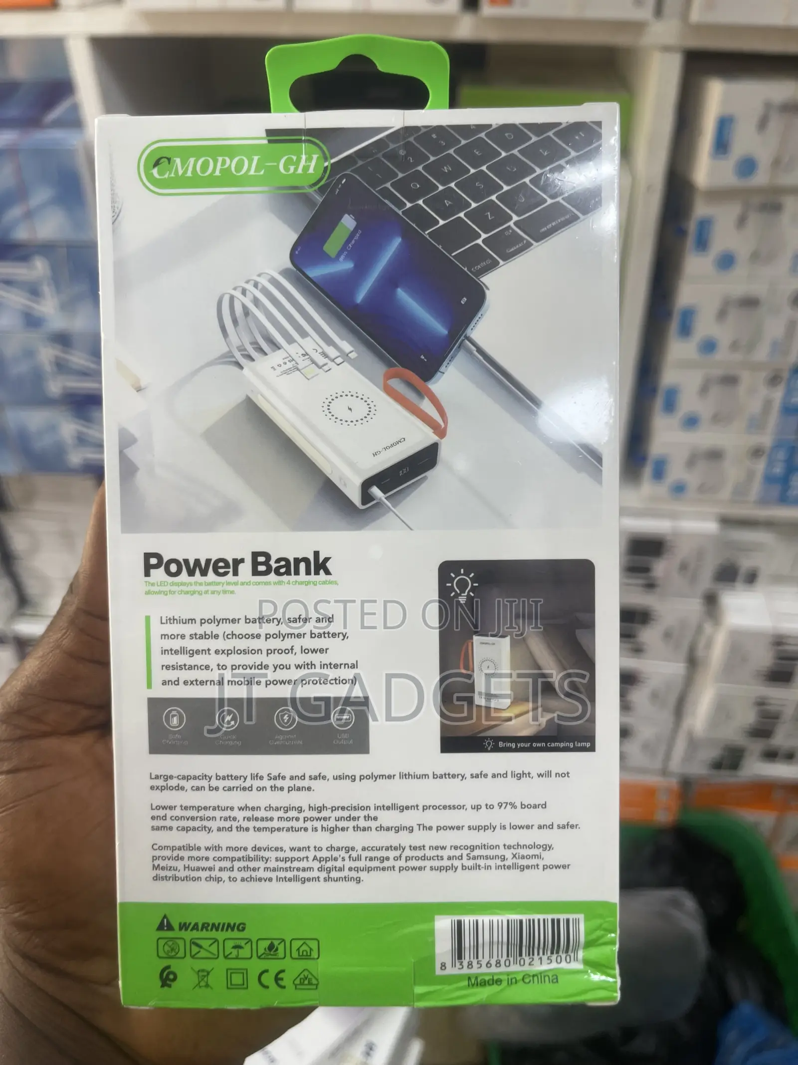 CMOPOL-GH P30L2 30000mAh Power Bank – Power for Days!