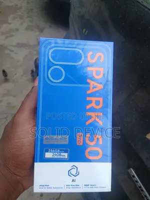 New Tecno Spark 50 Pro 256 GB Black