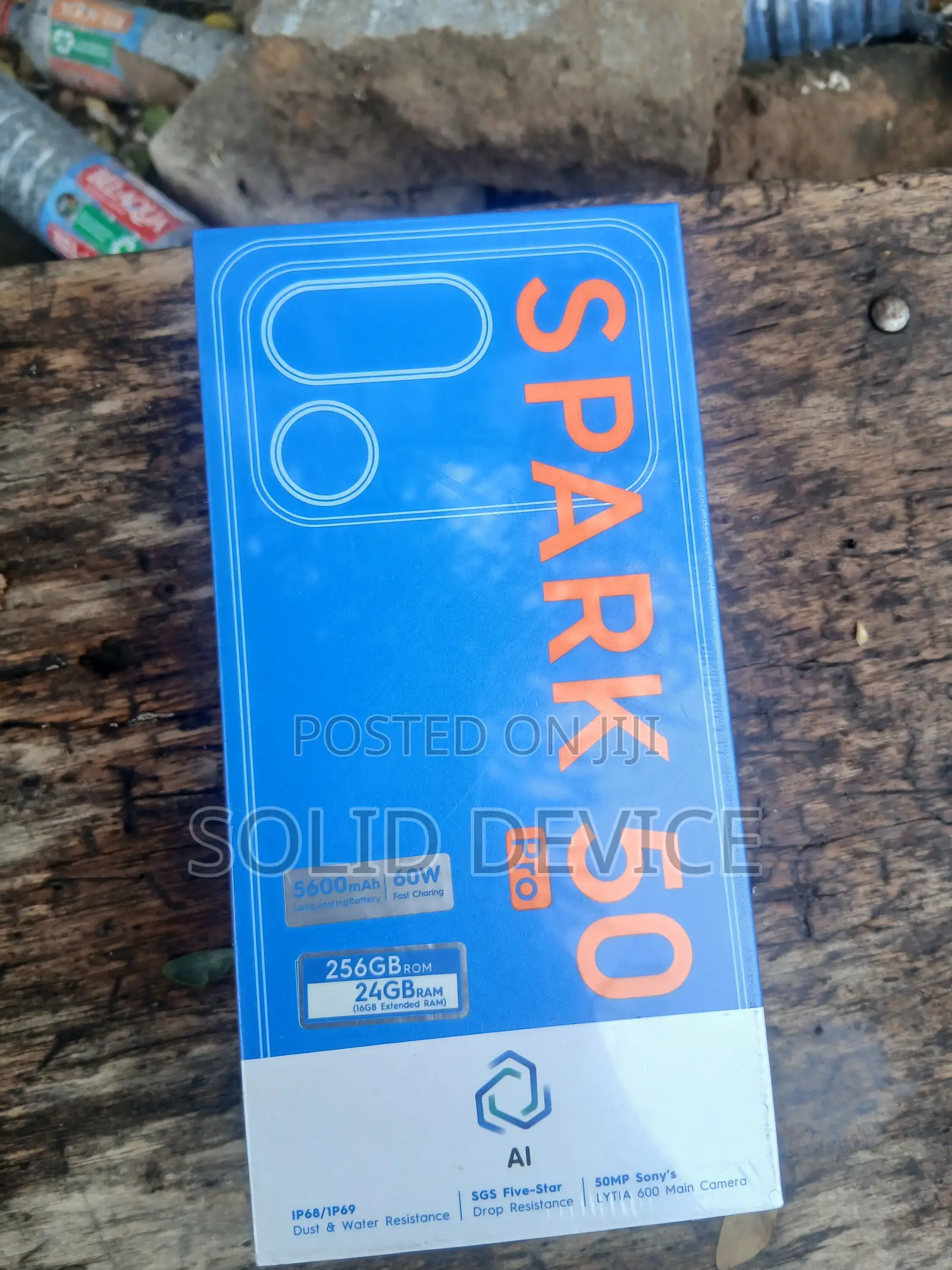 New Tecno Spark 50 Pro 256 GB Black