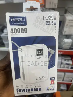 HEPU HP-A04 40000mAh Power Bank – Massive Capacity!
