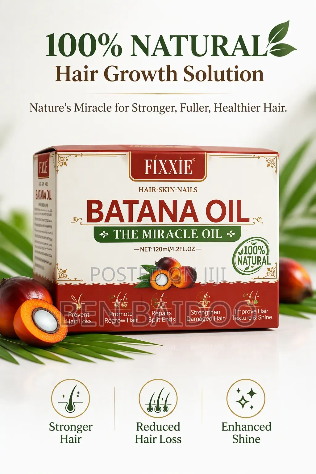Batana Hair Growth Oil (Strengthen Weak Hair)