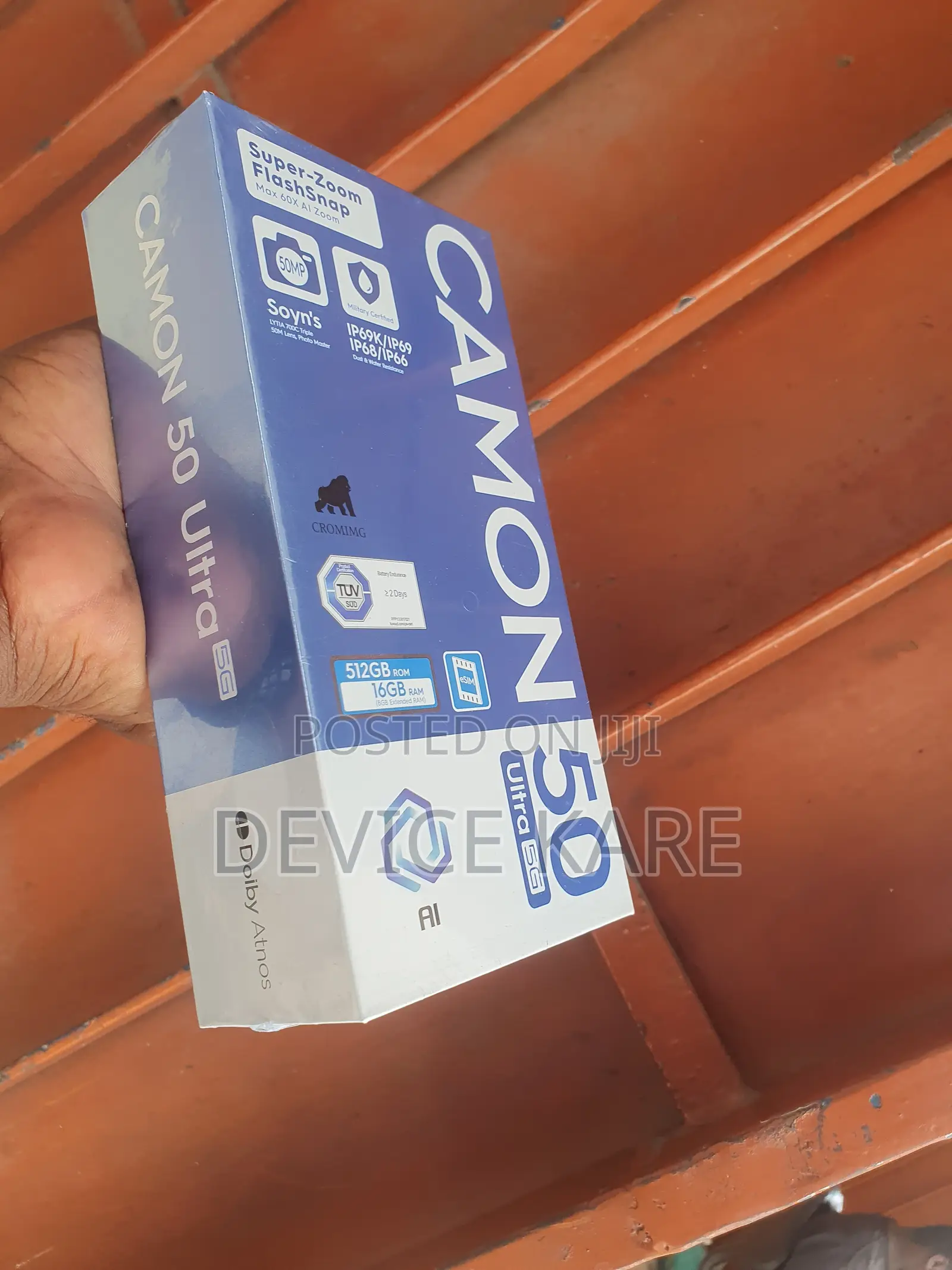 New Tecno Camon 50 Ultra 512 GB Blue