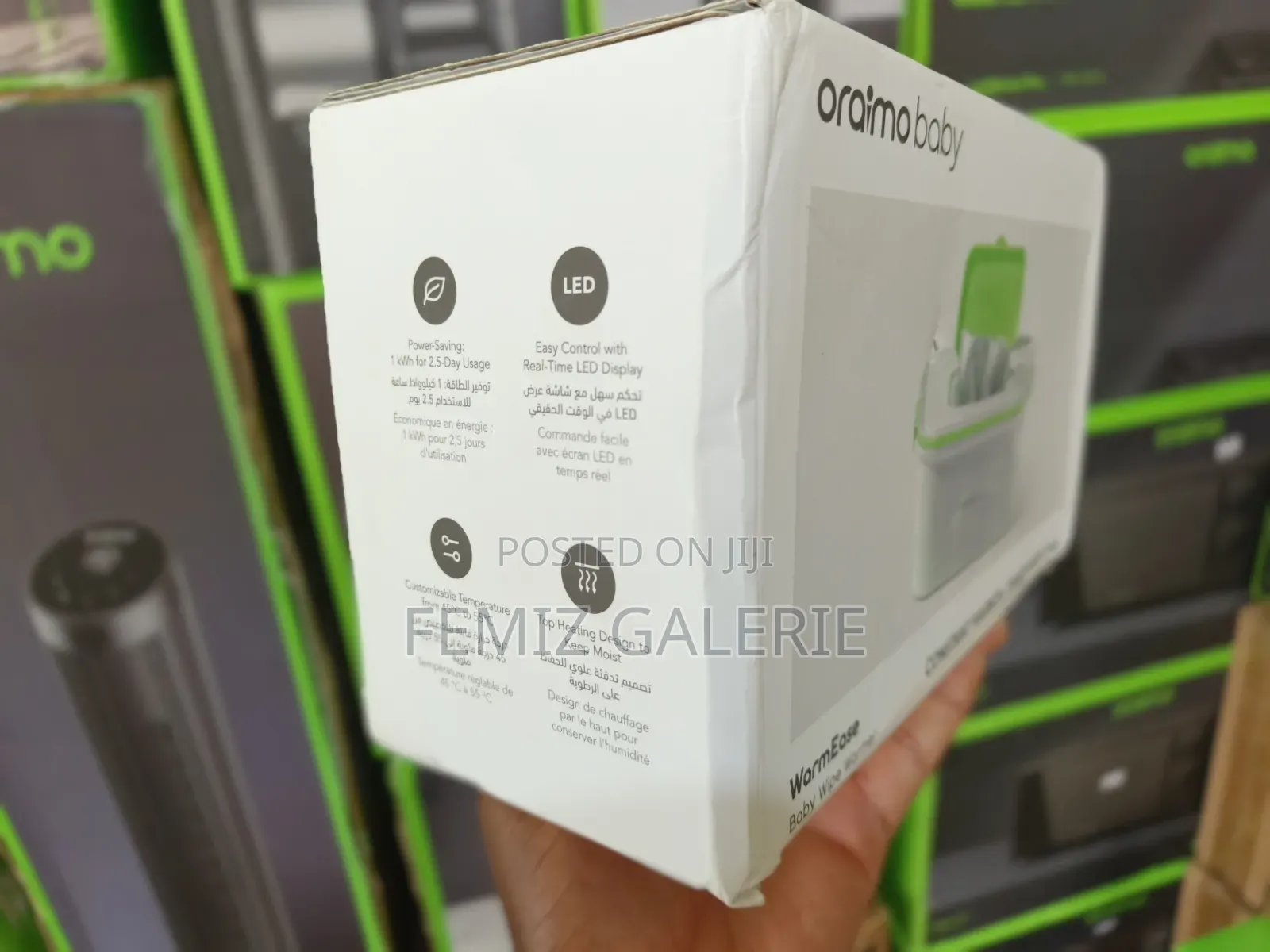 Oraimo WarmEase Baby Wipes Warmer With Adjustable Temperature