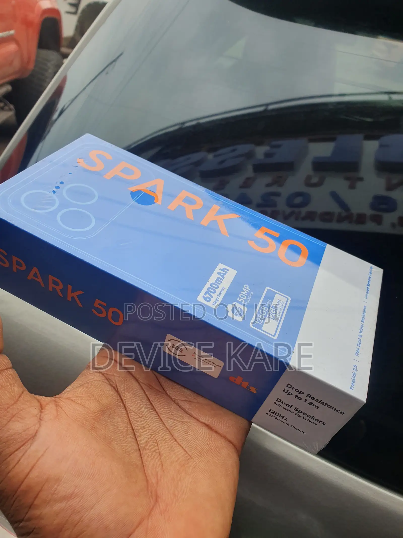 New Tecno Spark 50 128 GB Black