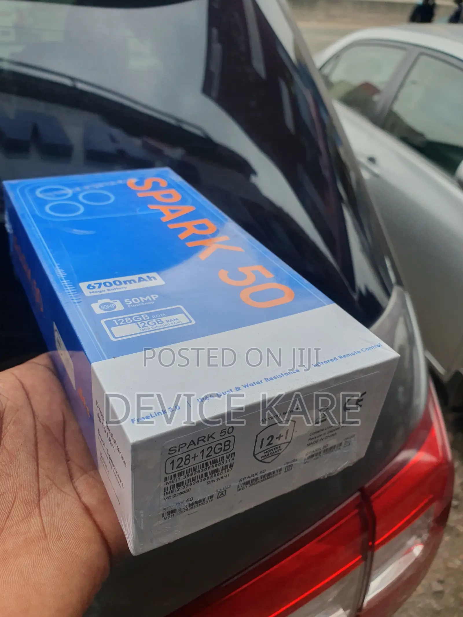 New Tecno Spark 50 128 GB Black